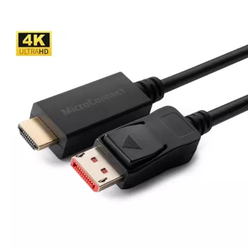 Microconnect MC-DP-HDMI-1004K videokaapeliadapteri 1 m DisplayPort musta