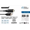 Microconnect Premium Optic HDMI A-D -kaapeli 40 m 2.0 3D 18 Gbit/s