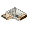 Lindy CROMO HDMI-uros HDMI-naaras 90 asteen kulma-adapteri - oikealle