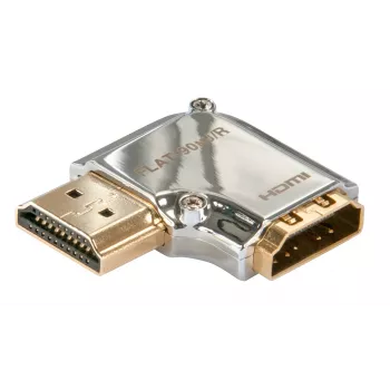 Lindy CROMO HDMI-uros HDMI-naaras 90 asteen kulma-adapteri - oikealle
