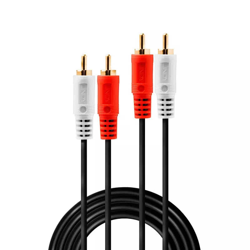 Audiokaapeli 2xRCA stereo Lindy 35661