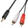 Lindy 10 m Premium RCA–3,5 mm -kaapeli