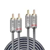 Lindy 5 m dual RCA -audiokaapeli, Cromo Line