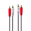 Lindy audiokaapeli 2x RCA, stereo / 3 m