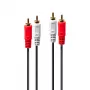Lindy audiokaapeli 2x RCA, stereo / 3 m