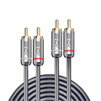 Lindy 2 m dual RCA -audiokaapeli, Cromo Line