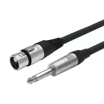 Vivolink PROAUDXLRFJACK1 audiokaapeli 1 m XLR 6,35 mm musta
