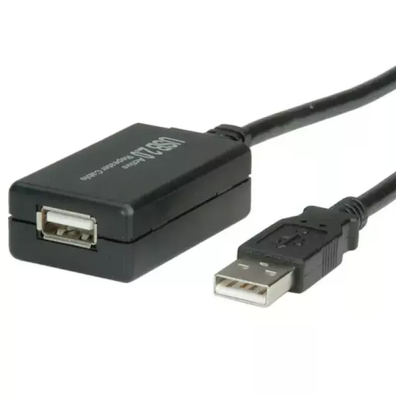 USB 2.0 -jatkojohto VALUE 12 m toistimella