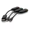C2G Universal 4K HDMI -dongleadapterirengas Mini DisplayPort DisplayPort USB-C