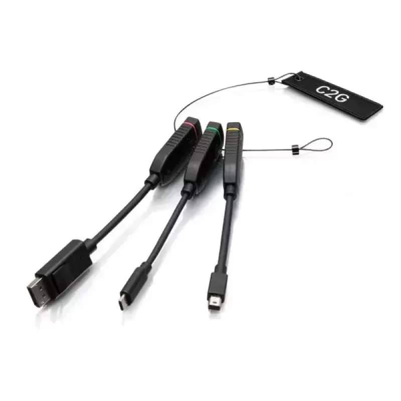 C2G Universal 4K HDMI -dongleadapterirengas Mini DisplayPort DisplayPort USB-C