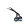 C2G 0,9 m Performance Series erittäin joustava High Speed HDMI -kaapeli 4K 60Hz In-Wall
