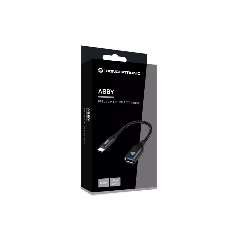 Conceptronic ABBY18B USB 3.2 Gen 2 - USB-A OTG -adapteri