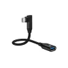 Conceptronic ABBY19B USB 3.2 Gen 2 90° kulma - USB-A OTG -adapteri