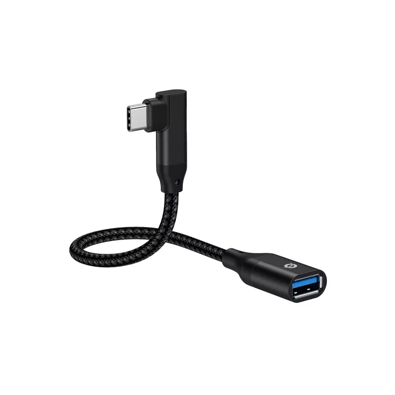 Conceptronic ABBY19B USB 3.2 Gen 2 90° kulma - USB-A OTG -adapteri