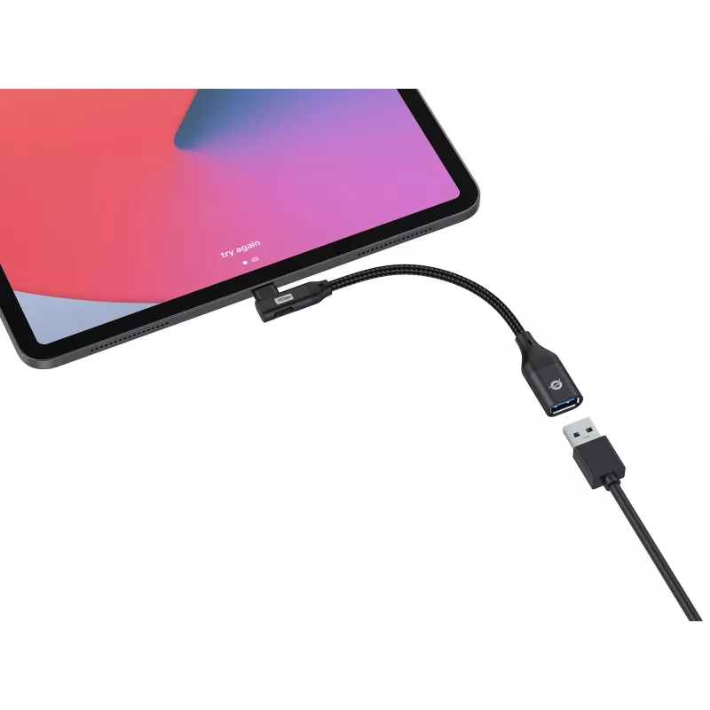 Conceptronic ABBY19B USB 3.2 Gen 2 90° kulma - USB-A OTG -adapteri