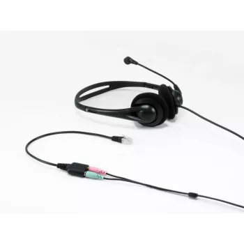 Equip RJ9 - 3,5 mm kuulokeaudiosovitin musta 0,25 m