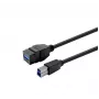 VivoLink USB 3.0 Type-A - Type-A -jatkokaapeli PROKEYUSB3AFBM2B, 2 m, musta
