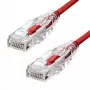 Ethernet-kaapeli ProXtend Ultra ohut CAT6 RJ-45 4M punainen