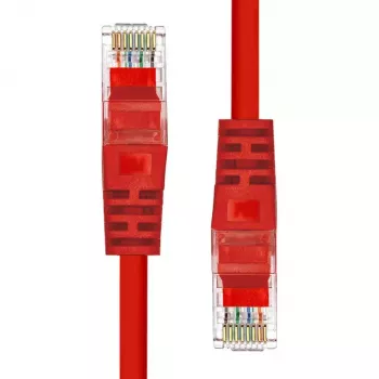 Verkkokaapeli ProXtend CAT5e U/UTP CCA PVC punainen 0,25 m