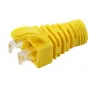 MicroConnect CONB65Y -vedonpoistoholkki Cat5e/Cat6/Cat6A-kaapeleille 6,5 mm asti, keltainen