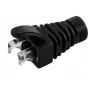 MicroConnect CONB65S -vedonpoistoholkki Cat5e/Cat6/Cat6A-kaapeleille 6,5 mm asti, harmaa