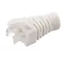 MicroConnect CONB65W -vedonpoistoholkki Cat5e/Cat6/Cat6A-kaapeleille 6,5 mm asti, valkoinen