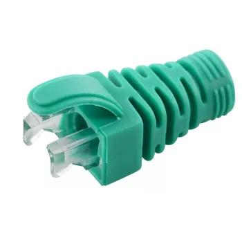 MicroConnect CONB65G -vedonpoistoholkki Cat5e-/Cat6-/Cat6A-kaapeleille 6,5 mm asti, vihreä