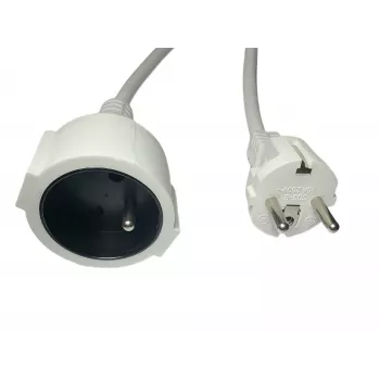 MicroConnect MC-PE0200FRW -jatkojohto 2 m 16 A, maadoitettu, IEC-pistoke