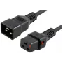 Virtajohto MicroConnect MC-C19C20LOCK-1.5M — C19 C20 IEC-lukituksella, 1,5 m