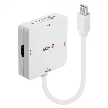 Lindy Mini DisplayPort 1.2 HDMI 1.4, DVI ja VGA -muunnin