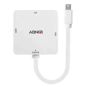 Lindy Mini DisplayPort 1.2 HDMI 1.4, DVI ja VGA -muunnin
