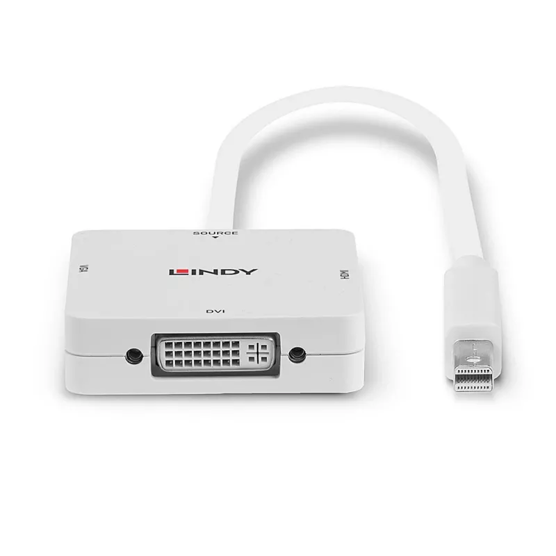 Lindy Mini DisplayPort 1.2 HDMI 1.4, DVI ja VGA -muunnin