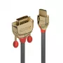 Lindy 1m HDMI–DVI-D-kaapeli, Gold Line