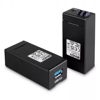 AV-lähetin ja -vastaanotin Lindy 200 m Fibre Optic USB 3.0 -jatko