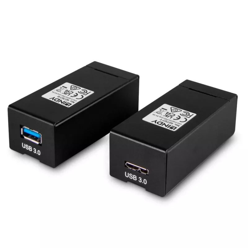 AV-lähetin ja -vastaanotin Lindy 200 m Fibre Optic USB 3.0 -jatko
