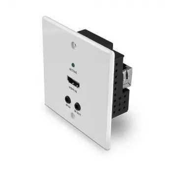 Lindy 70 m Cat.6 HDMI 4K60, IR ja RS-232 HDBaseT UK-seinäpaneelijatko, lähetin