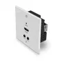 Lindy 70 m Cat.6 HDMI 4K60, IR ja RS-232 HDBaseT UK-seinäpaneelijatko, lähetin