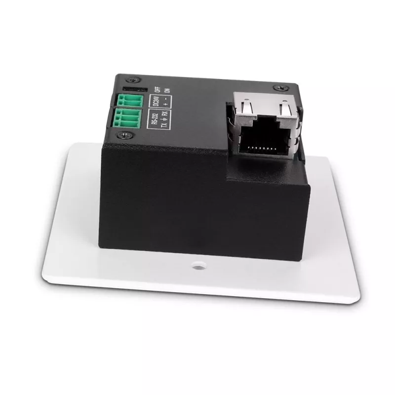 Lindy 70 m Cat.6 HDMI 4K60, IR ja RS-232 HDBaseT UK-seinäpaneelijatko, lähetin