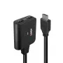 Lindy 2-porttinen HDMI 4K60 -jakaja kaapeli musta 3840x2160