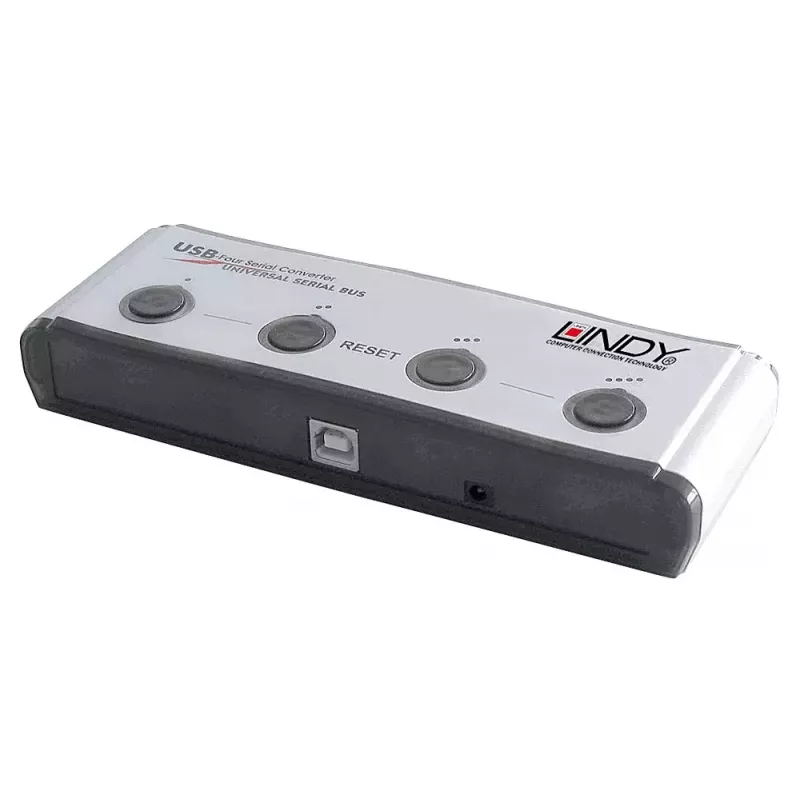 USB 4-porttinen sarjaporttimuunnin Lindy 42858