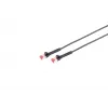 Verkkokaapeli Lanview LV-6AFTP-FLEX-ANG-005B RJ45 Cat6A 5 m musta