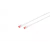Verkkokaapeli Lanview LV-6AFTP-FLEX-ANG-005W RJ45 Cat6A 5 m valkoinen