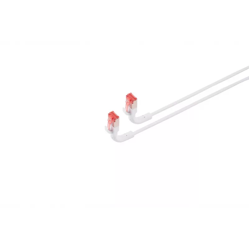 Verkkokaapeli Lanview LV-6AFTP-FLEX-ANG-10W RJ45 Cat6A 10 m musta