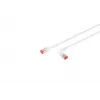 Verkkokaapeli Lanview LV-6AFTP-FLEX-ANG-10W RJ45 Cat6A 10 m musta
