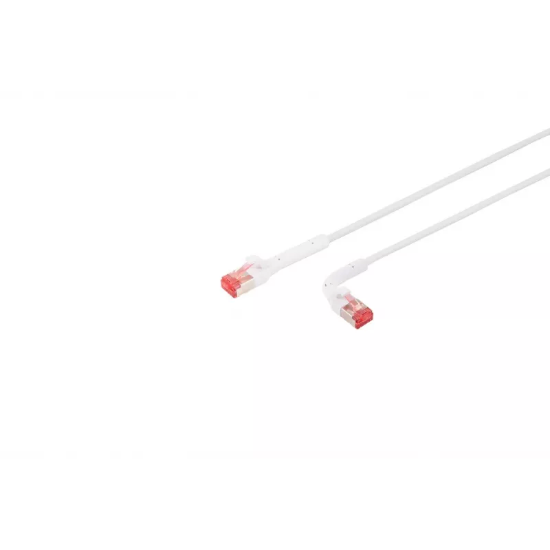 Verkkokaapeli Lanview LV-6AFTP-FLEX-ANG-10W RJ45 Cat6A 10 m musta
