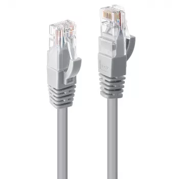 Lindy 7,5 m Cat.6 U/UTP verkkokaapeli, harmaa