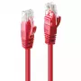 Verkkokaapeli Lindy 3 m Cat.6 RJ-45 U/UTP punainen