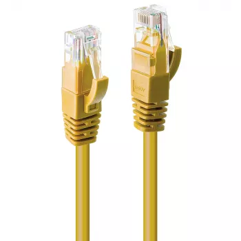 Verkkokaapeli Lindy 0,3 m RJ-45 Cat6 U/UTP keltainen