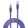 Verkkokaapeli Lindy 10 m Cat.6 RJ-45 U/UTP violetti
