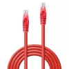 Verkkokaapeli Lindy RJ45/RJ45 CAT6 2 m RJ-45 U/UTP punainen